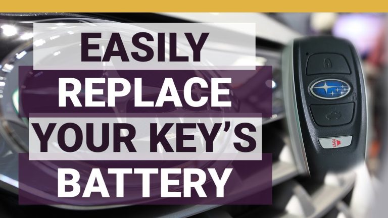 Unlocking the Mystery: 5 Solutions to Subaru Access Key Battery Low for a Seamless Drive